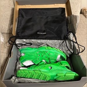 Authentic Balenciaga Strap Sandal - Lime Green, Worn Once!